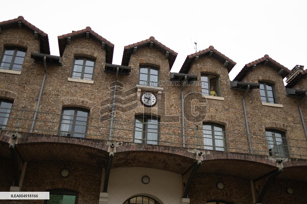 Gerald Darmanin visits La Sante Prison - Paris