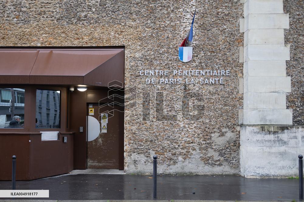 Gerald Darmanin visits La Sante Prison - Paris
