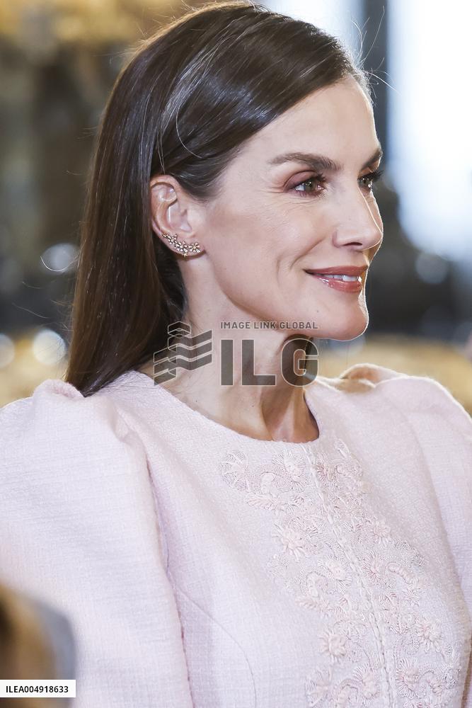 Spanish Royal Family At Golden Fleece Award Ceremony - Madrid