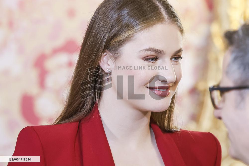 Spanish Royal Family At Golden Fleece Award Ceremony - Madrid