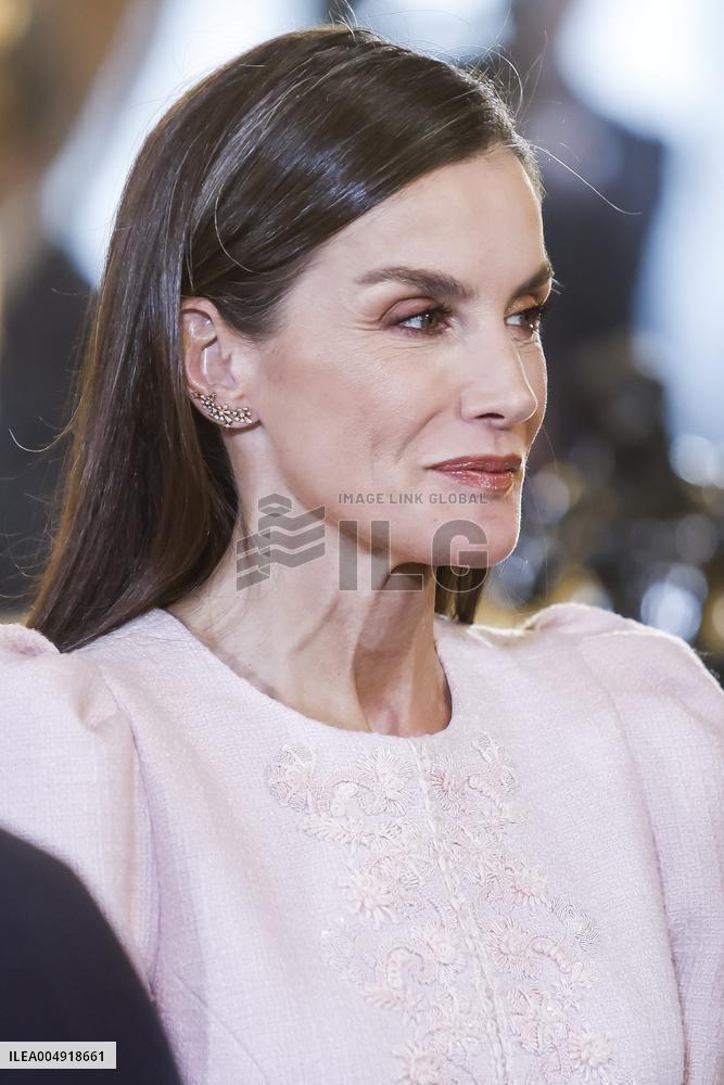 Spanish Royal Family At Golden Fleece Award Ceremony - Madrid