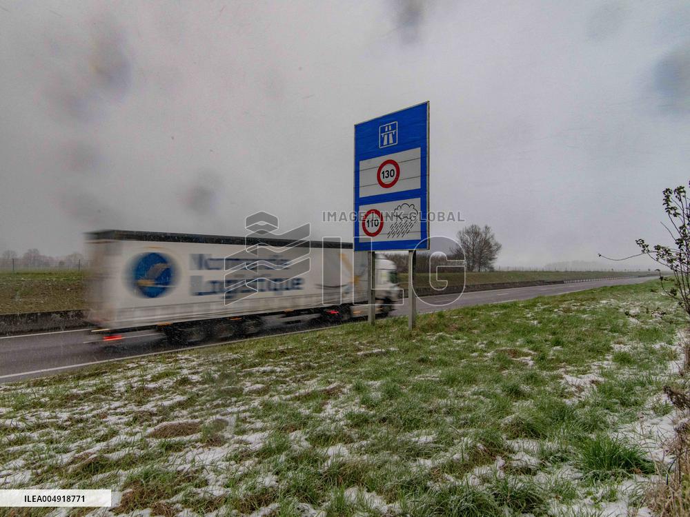 Early Snowfall in Normandy