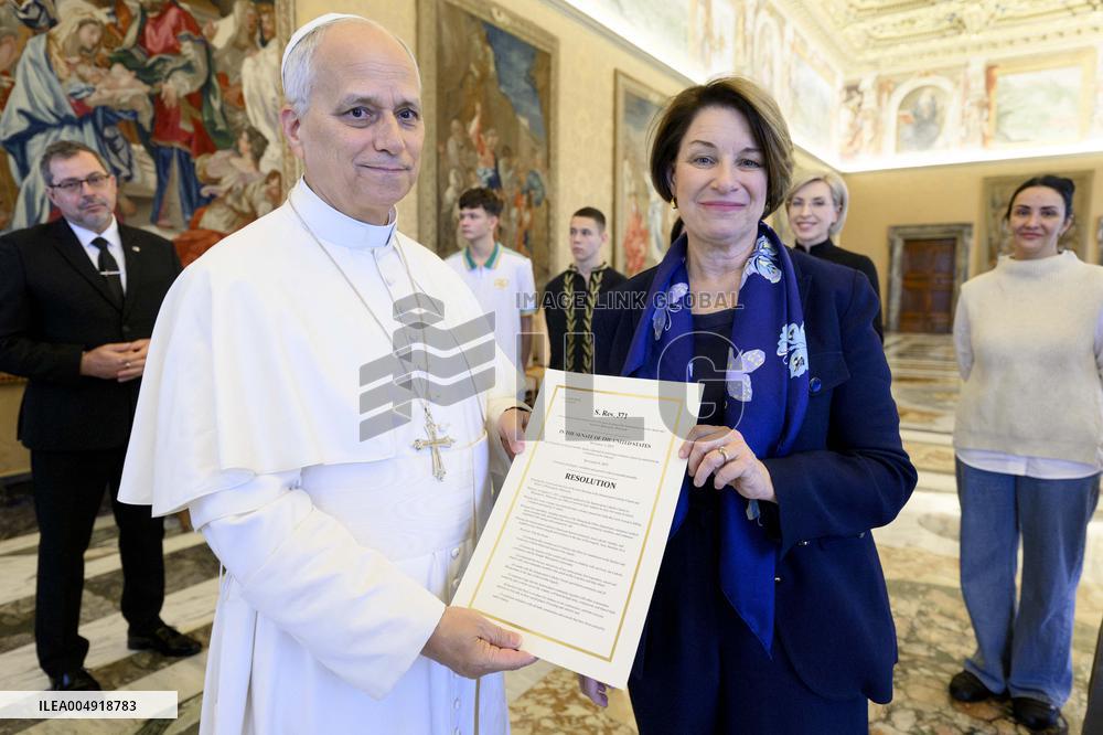 Pope Leo XIV Receives Ukrainian Children Who Returned From Russia - Vatican