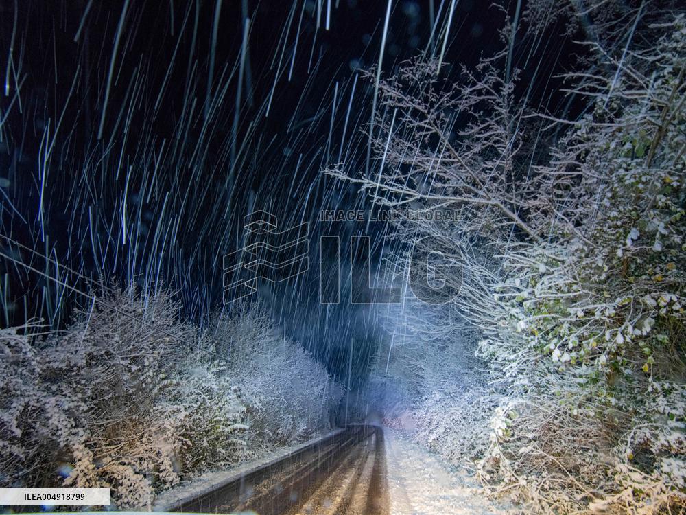 Early Snowfall in Normandy