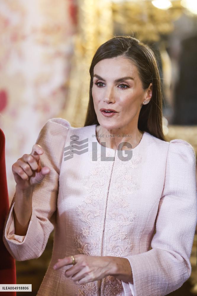 Spanish Royal Family At Golden Fleece Award Ceremony - Madrid