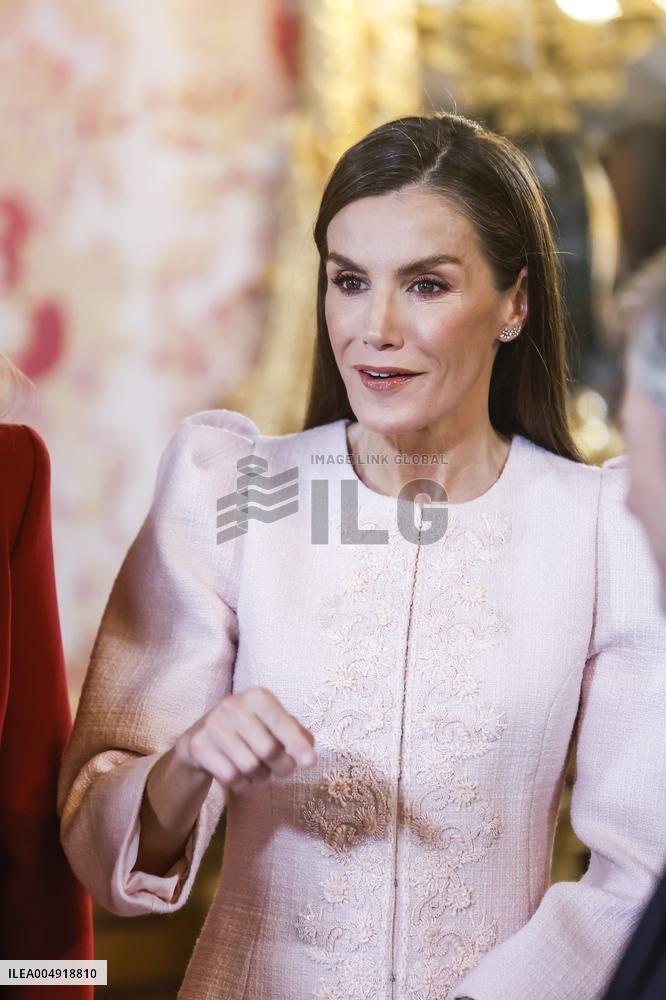 Spanish Royal Family At Golden Fleece Award Ceremony - Madrid