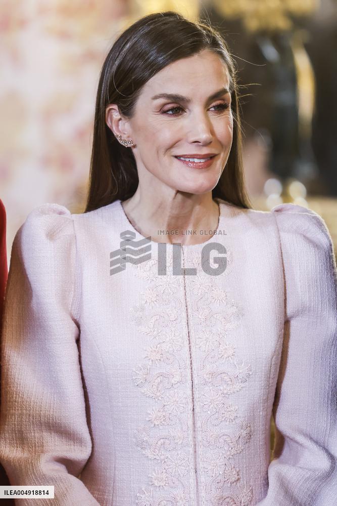 Spanish Royal Family At Golden Fleece Award Ceremony - Madrid