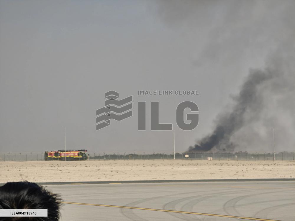 Indian Fighter Jet Crashes at Dubai Airshow