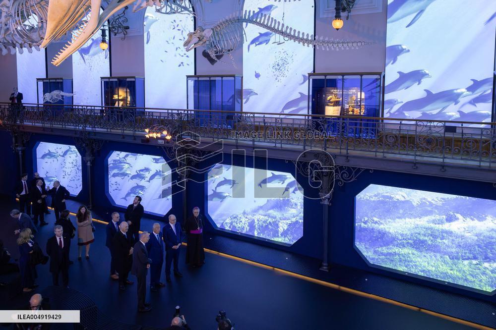 NO TABLOIDS - Prince Albert and Portuguese President at Oceanographic Museum - Monaco