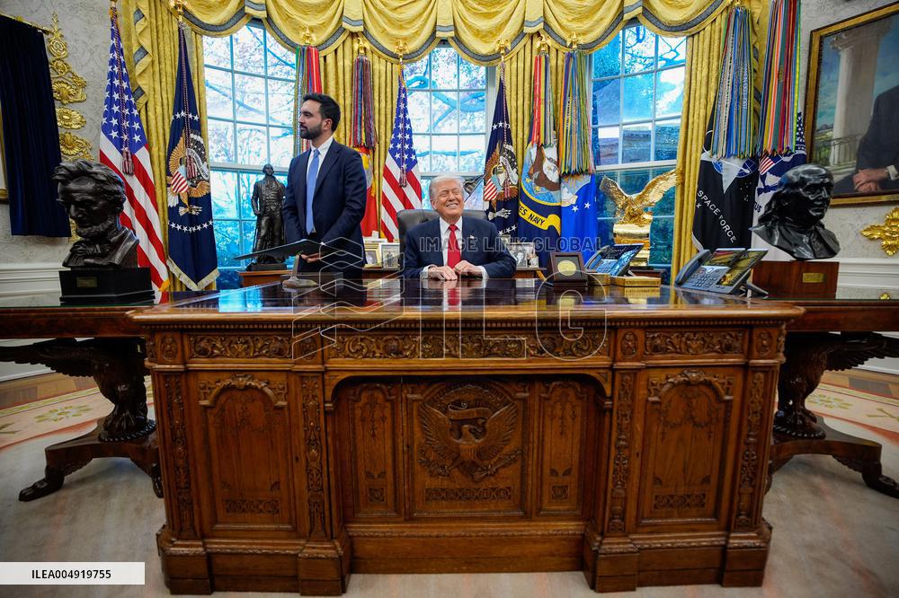 US President Donald Trump Meets NYC Mayor Elect Zohran Mamdani - Washington