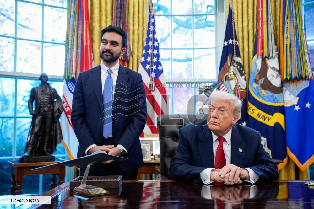 US President Donald Trump Meets NYC Mayor Elect Zohran Mamdani - Washington
