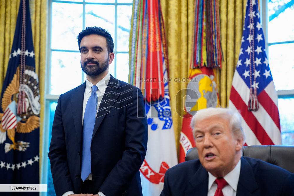 US President Donald Trump Meets NYC Mayor Elect Zohran Mamdani - Washington