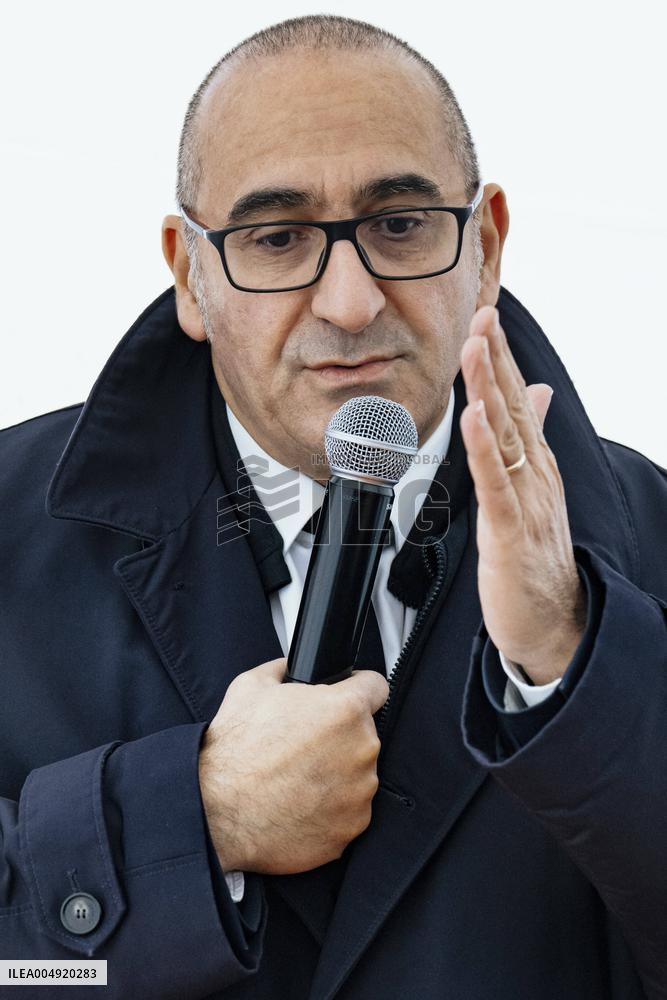 Minister Laurent Nunez Visits Future Gendarmerie Brigade - Balma