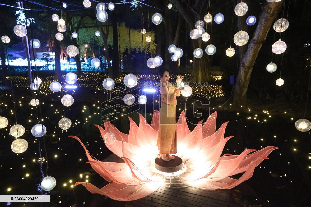 THAILAND-RATCHABURI-NASATTA LIGHT FESTIVA