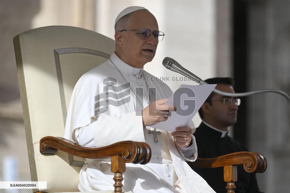 Pope Leo XIV At Audience of Jubilee of Choirs and Choral Society - Vatican