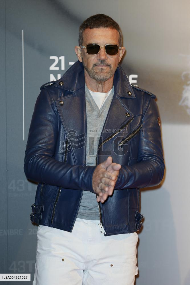 43 Turin Film Festival - Antonio Banderas at Stella della Mole Award’s photocall
