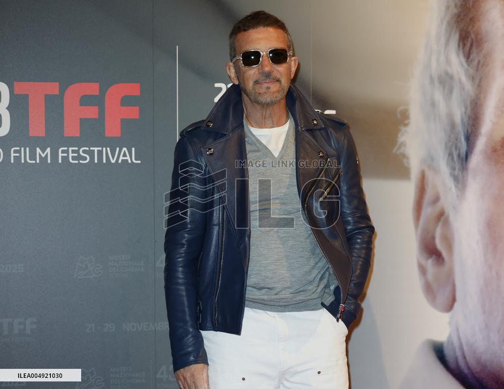 43 Turin Film Festival - Antonio Banderas at Stella della Mole Award’s photocall