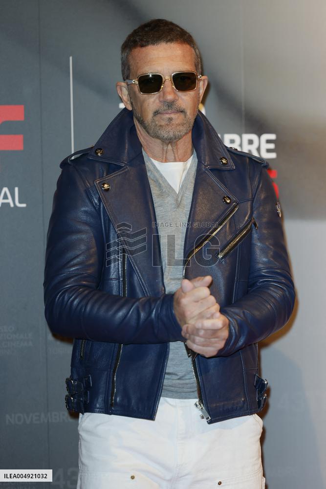 43 Turin Film Festival - Antonio Banderas at Stella della Mole Award’s photocall