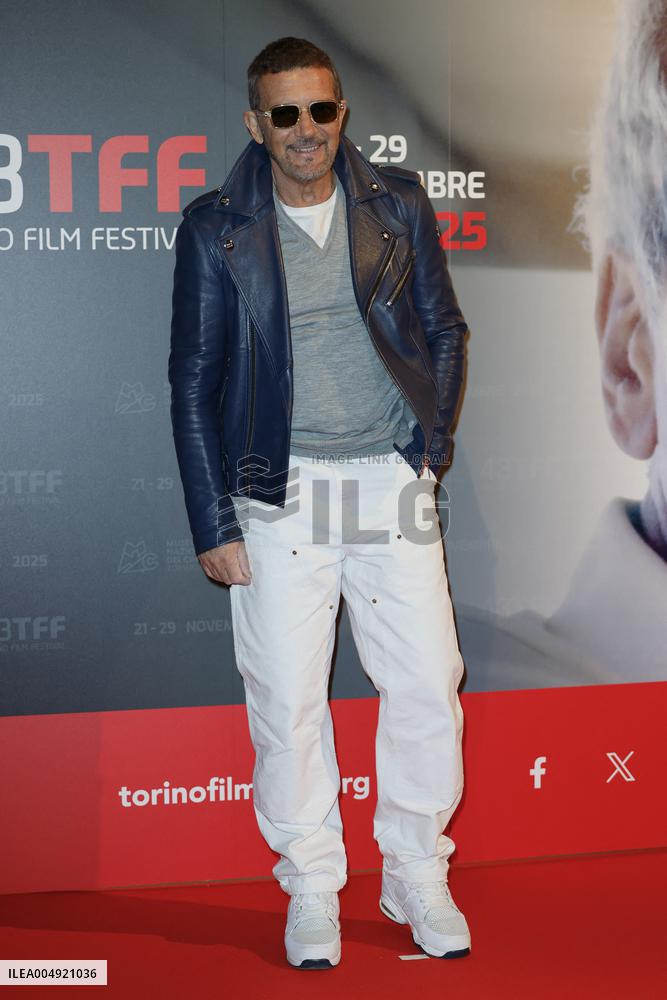 43 Turin Film Festival - Antonio Banderas at Stella della Mole Award’s photocall