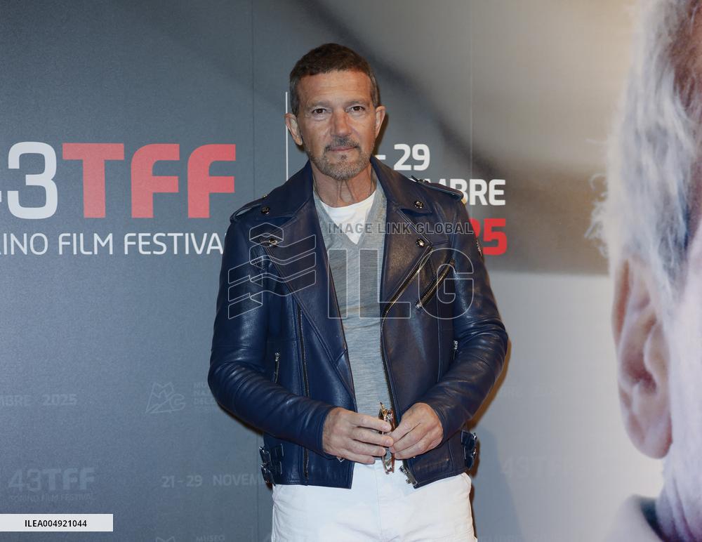 43 Turin Film Festival - Antonio Banderas at Stella della Mole Award’s photocall