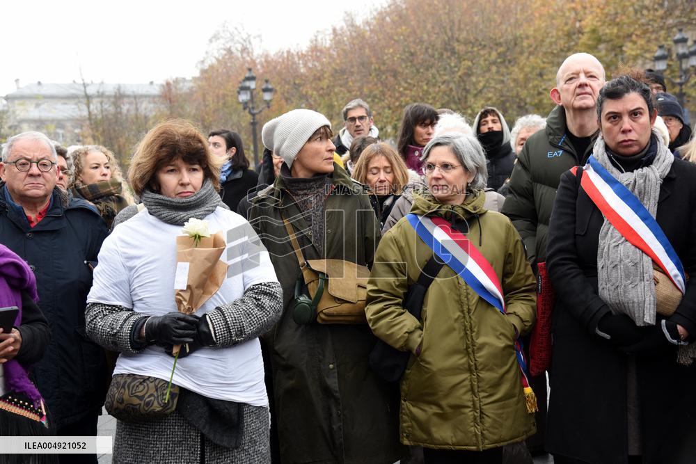 Tribute to Mehdi Kessaci - Paris