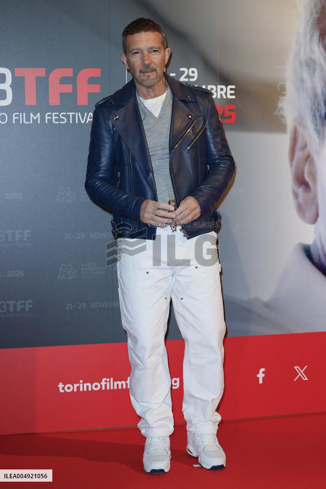 43 Turin Film Festival - Antonio Banderas at Stella della Mole Award’s photocall