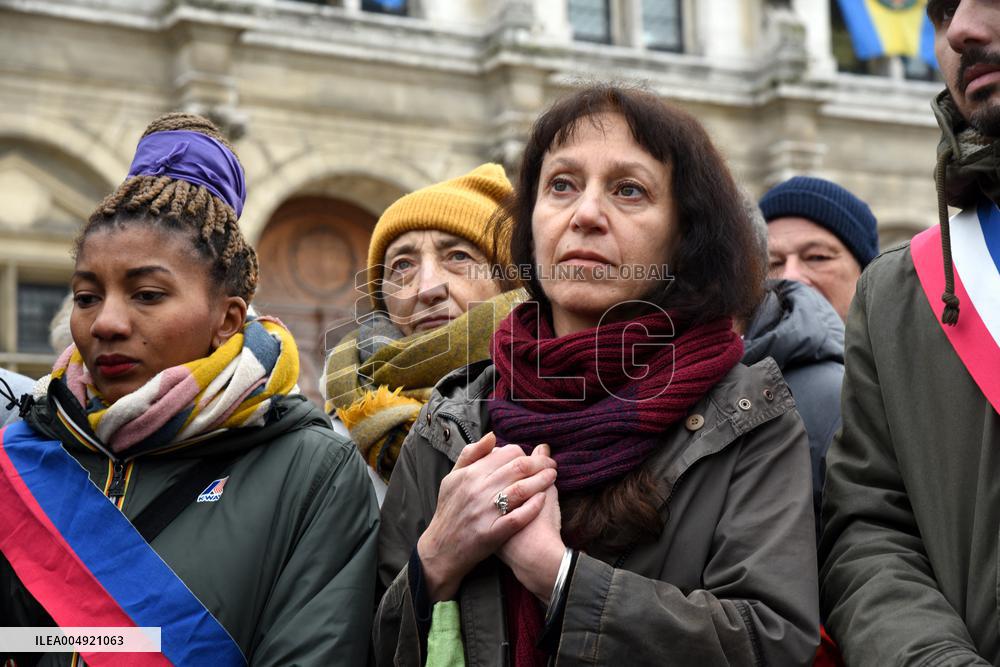 Tribute to Mehdi Kessaci - Paris
