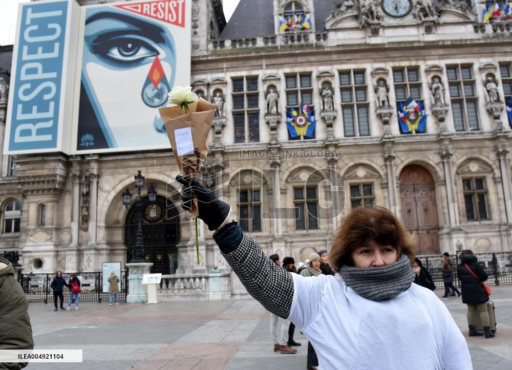 Tribute to Mehdi Kessaci - Paris