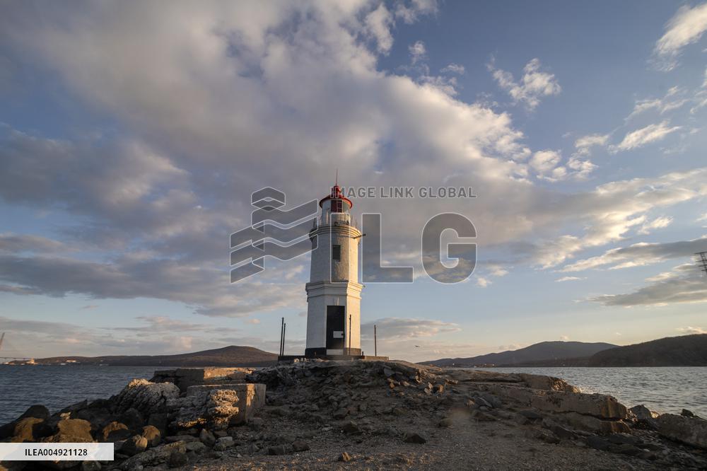 Tokarevsky Lighthouse Illustrations - Russia