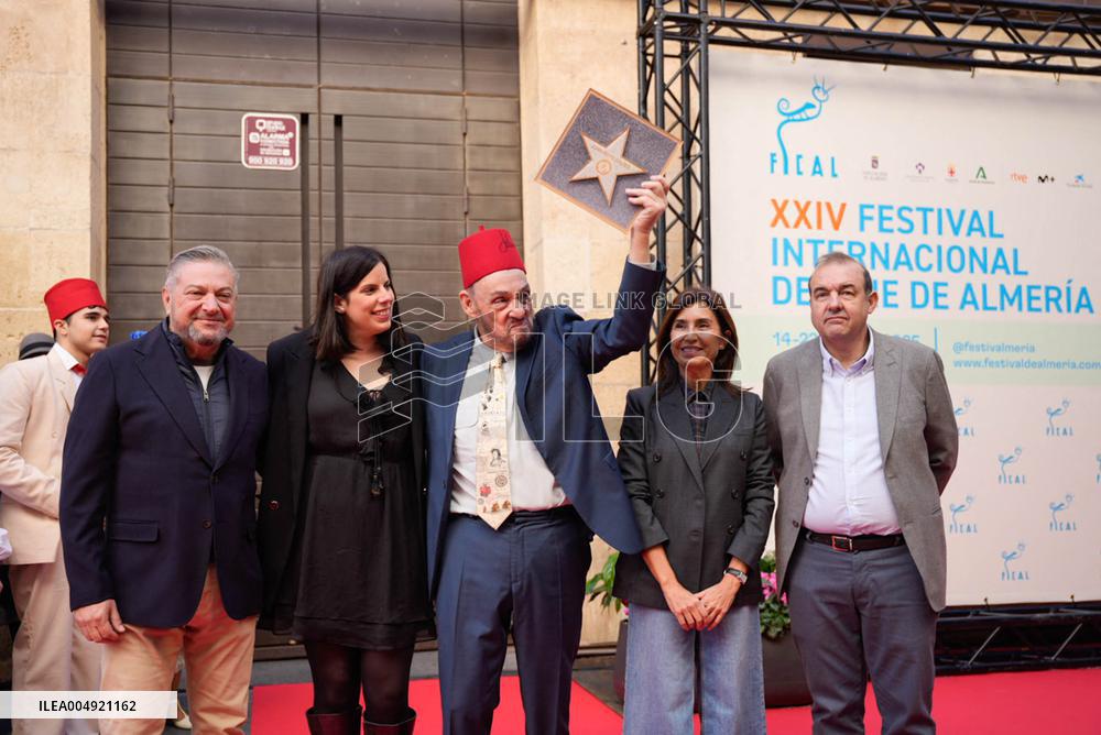 John Rhys-Davies Unveils His Star on Almeria's Walk of Fame - Spain