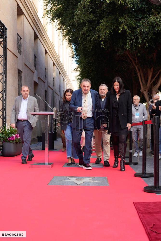 John Rhys-Davies Unveils His Star on Almeria's Walk of Fame - Spain