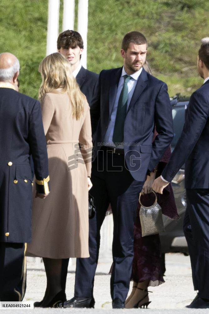 Spanish Royals Reunion at El Pardo Palace - Madrid