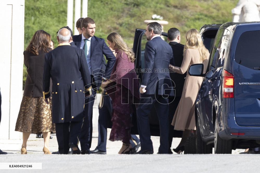 Spanish Royals Reunion at El Pardo Palace - Madrid
