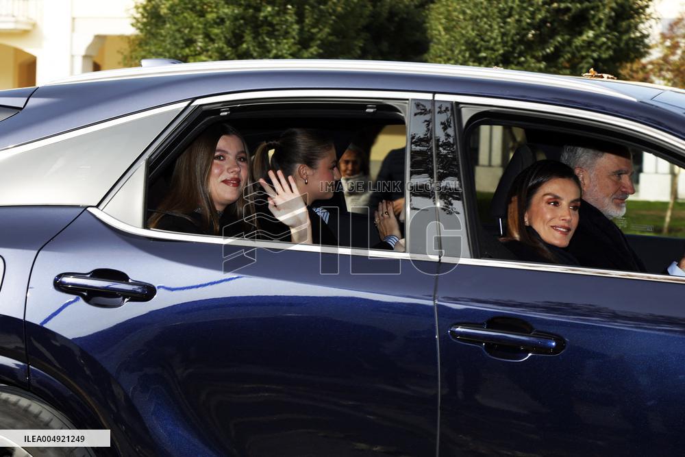 Spanish Royals Reunion at El Pardo Palace - Madrid