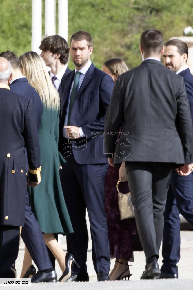 Spanish Royals Reunion at El Pardo Palace - Madrid