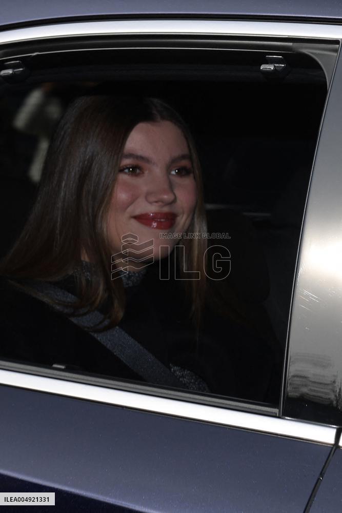 Royals Arrive At Private Lunch For Emeritus Queen Imposition Order - Madrid