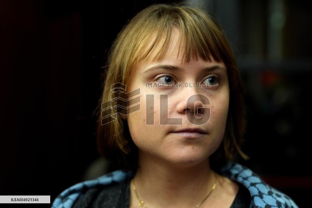 Greta Thunberg Attends Palestine Meeting At University Despite Ban - Italy