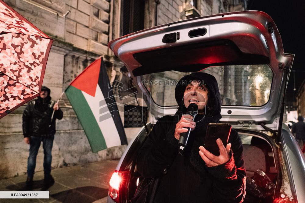 March Against Multinationals And Companies Present At EUROCHOCOLAT - Italy