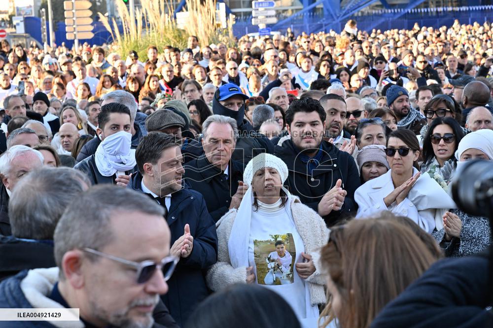 Tribute to Mehdi Kessaci - Marseille