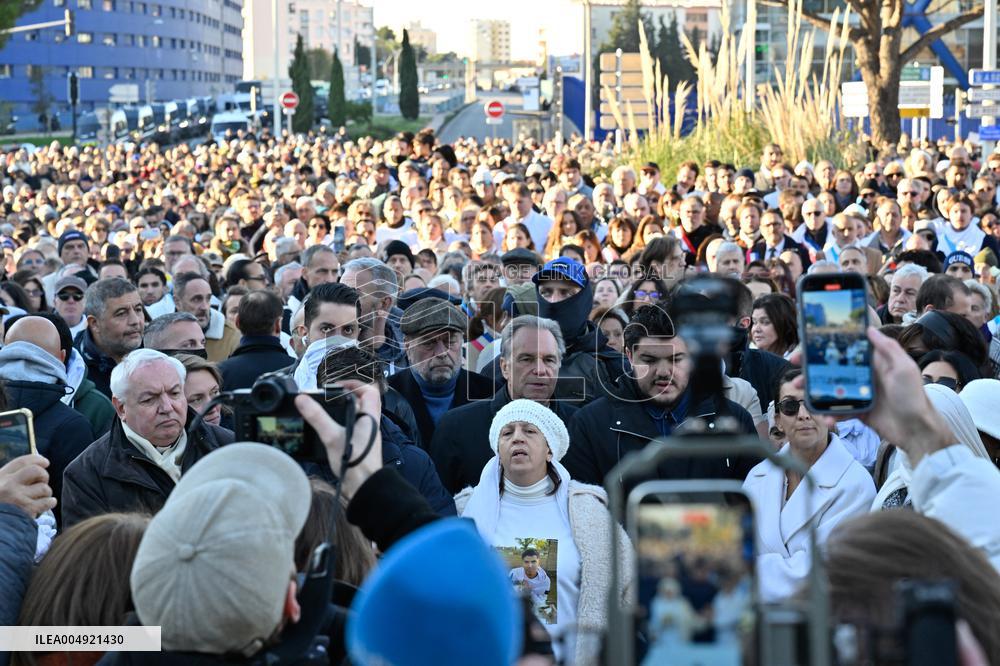 Tribute to Mehdi Kessaci - Marseille
