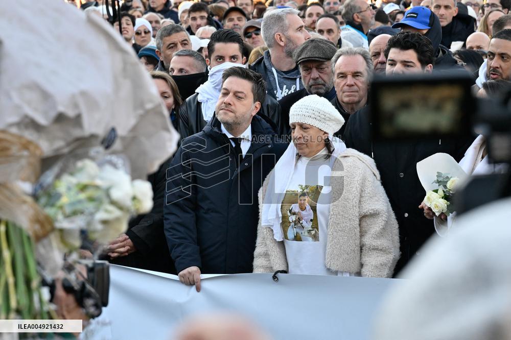 Tribute to Mehdi Kessaci - Marseille