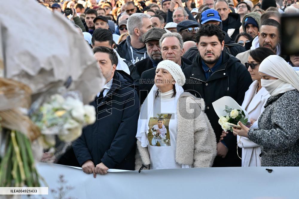 Tribute to Mehdi Kessaci - Marseille
