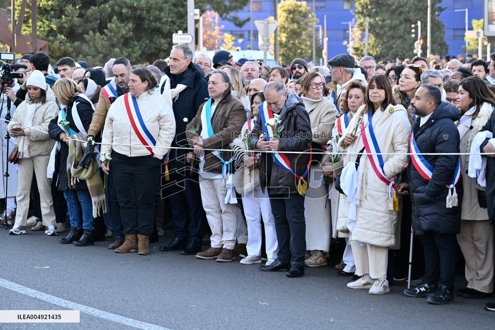 Tribute to Mehdi Kessaci - Marseille