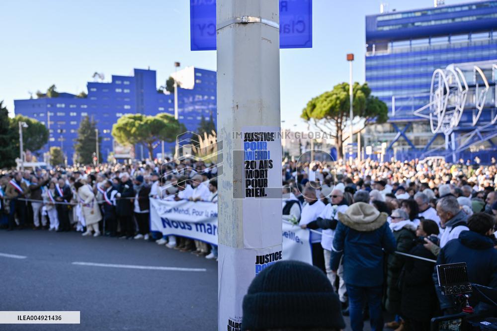 Tribute to Mehdi Kessaci - Marseille