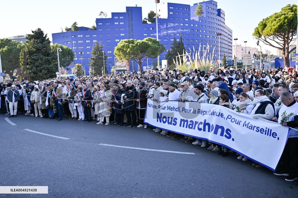 Tribute to Mehdi Kessaci - Marseille