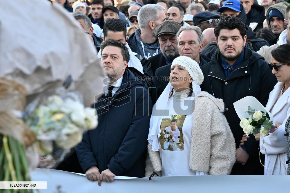 Tribute to Mehdi Kessaci - Marseille