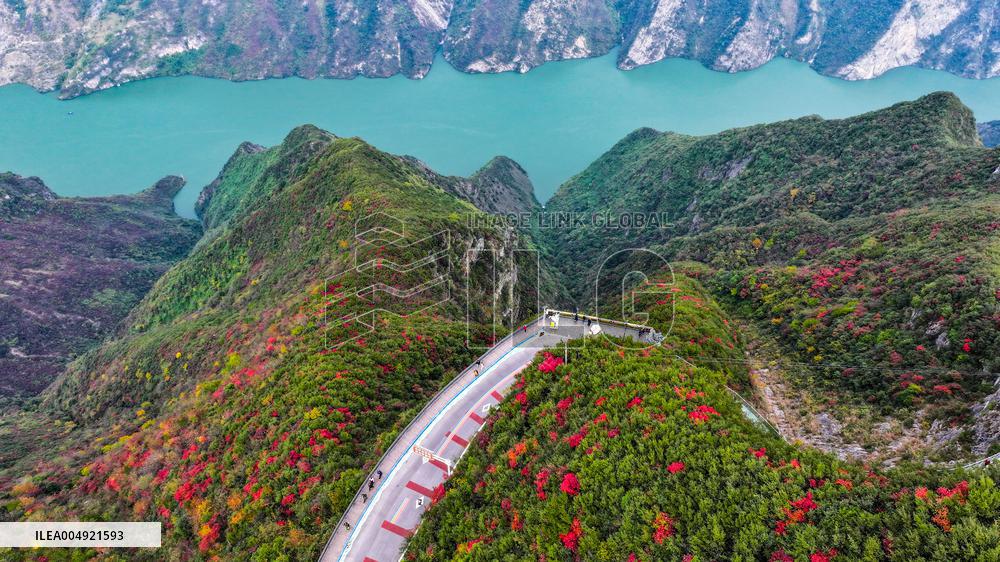 Wuxia Gorge Near Yangtze River - China