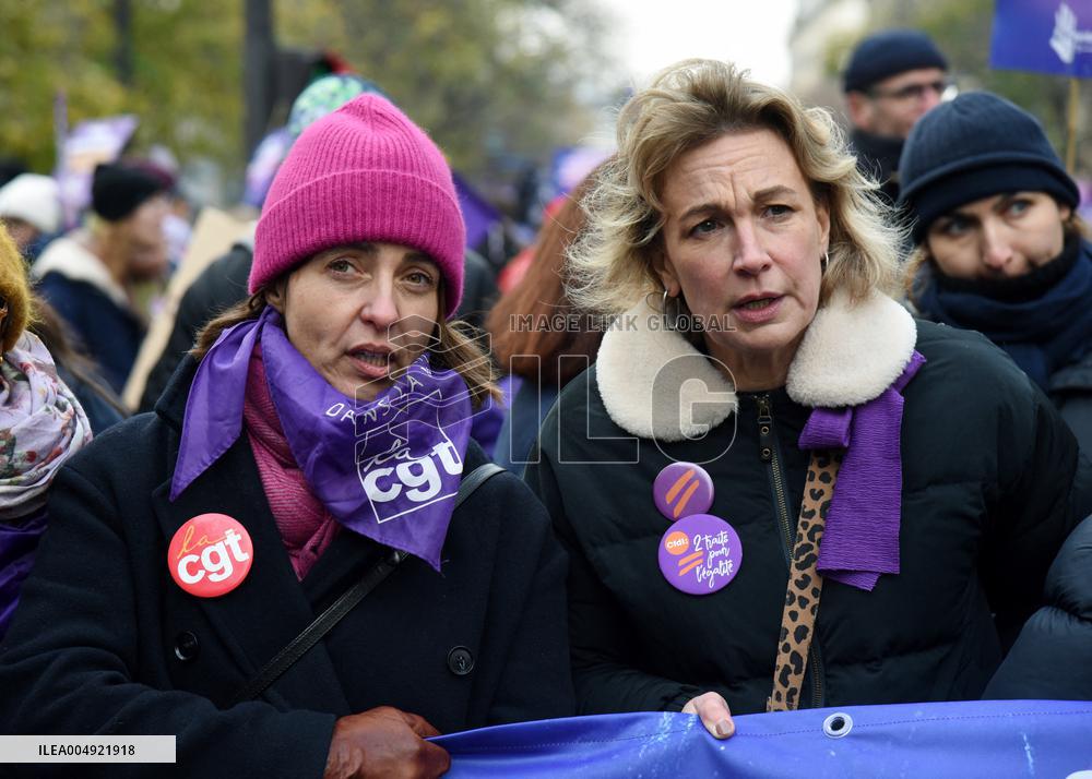 Demonstration On International Day for the Elimination of Violence Against Women - Paris