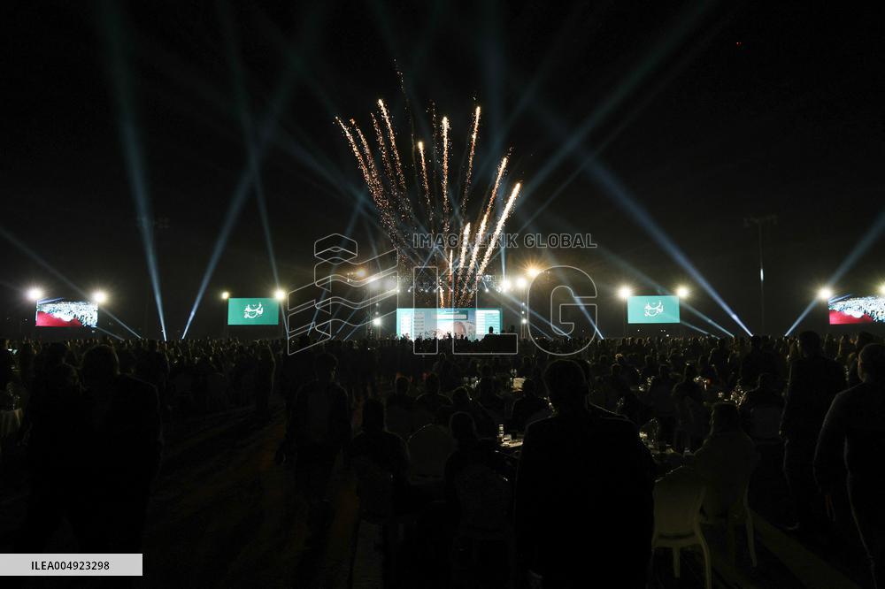 Al-Sharaa At Syria’s Reconstruction Fundraising Event - Hama