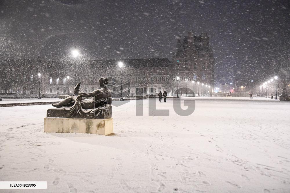 Illustration - Snow in Paris